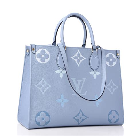 lv on the go summer blue|LOUIS VUITTON Empreinte Monogram Giant By The .